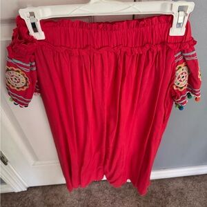 Hot Pink Women’s Off-the-Shoulder Dress NWOT